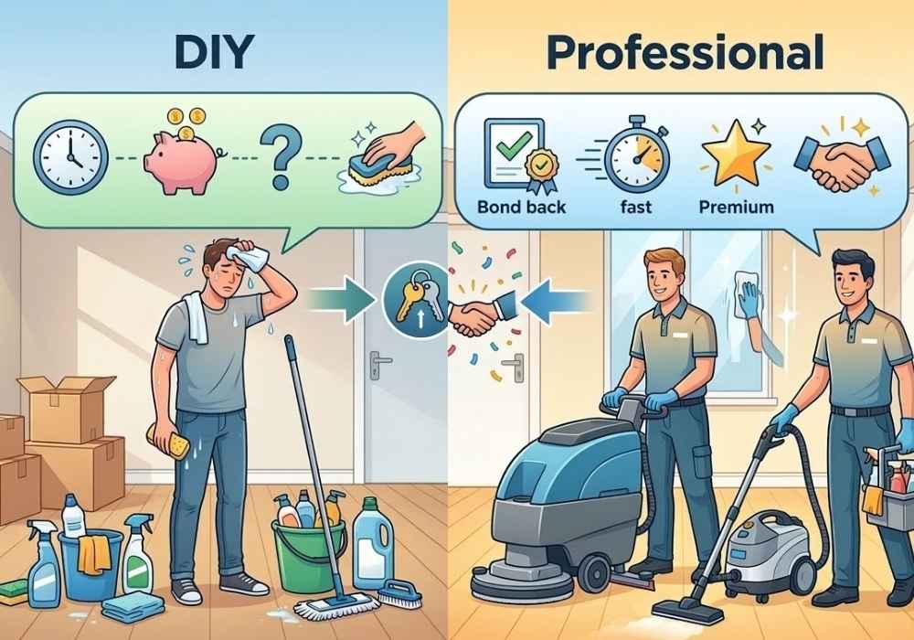 diy vs professional bond cleaning